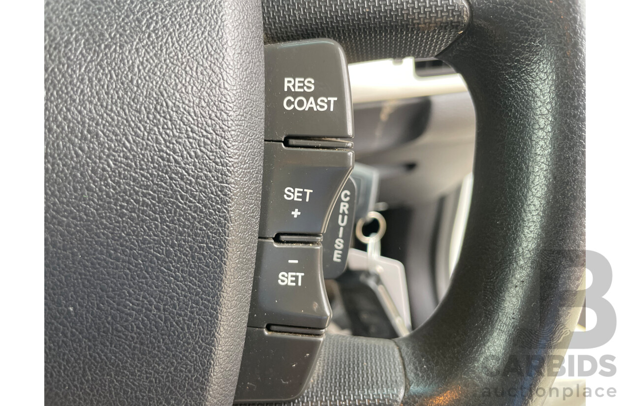 10/09 Ford Falcon (LPG) RWD FG C/Chas with Aluminium Tray White 4.0L