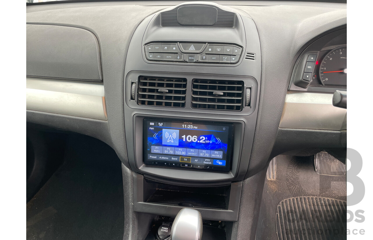 10/09 Ford Falcon (LPG) RWD FG C/Chas with Aluminium Tray White 4.0L