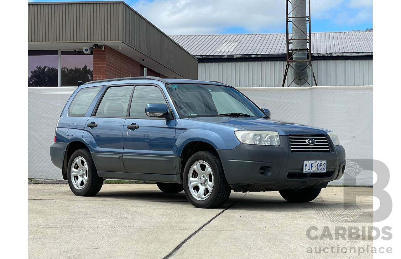12/06 Subaru Forester X AWD MY07 4D Wagon Blue 2.5L
