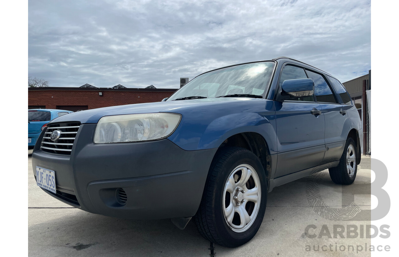 12/06 Subaru Forester X AWD MY07 4D Wagon Blue 2.5L
