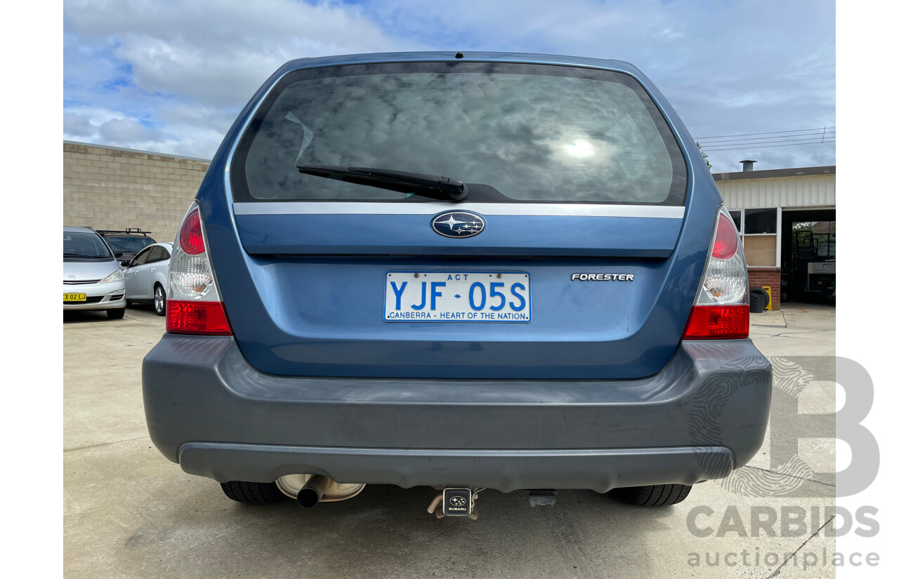 12/06 Subaru Forester X AWD MY07 4D Wagon Blue 2.5L