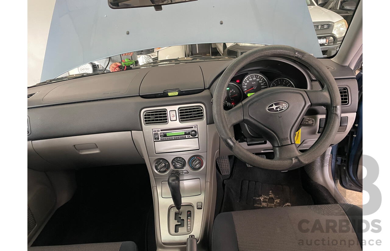 12/06 Subaru Forester X AWD MY07 4D Wagon Blue 2.5L