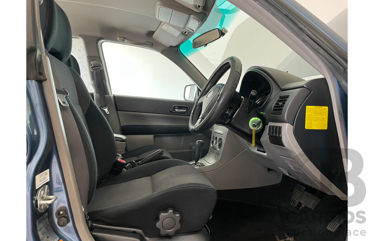 12/06 Subaru Forester X AWD MY07 4D Wagon Blue 2.5L