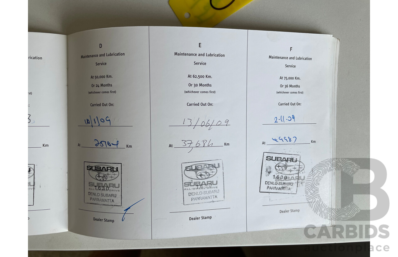 12/06 Subaru Forester X AWD MY07 4D Wagon Blue 2.5L