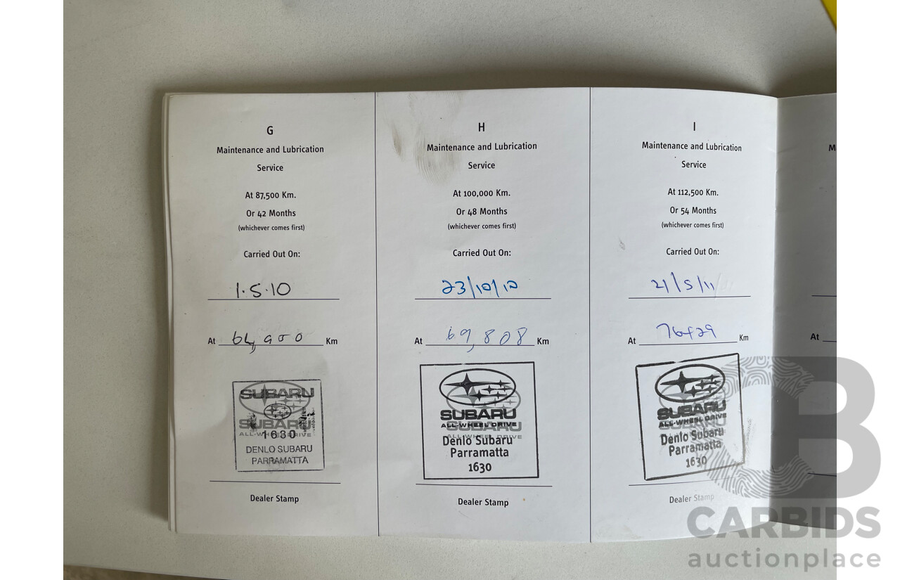 12/06 Subaru Forester X AWD MY07 4D Wagon Blue 2.5L