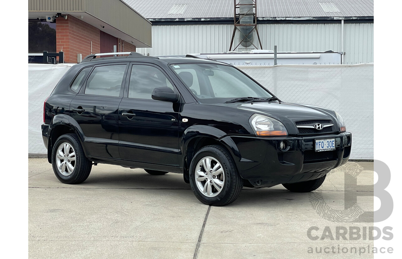 02/09 Hyundai Tucson CITY SX FWD MY09 4D Wagon Black 2.0L