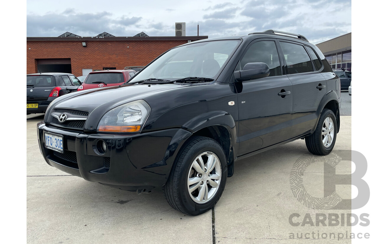 02/09 Hyundai Tucson CITY SX FWD MY09 4D Wagon Black 2.0L