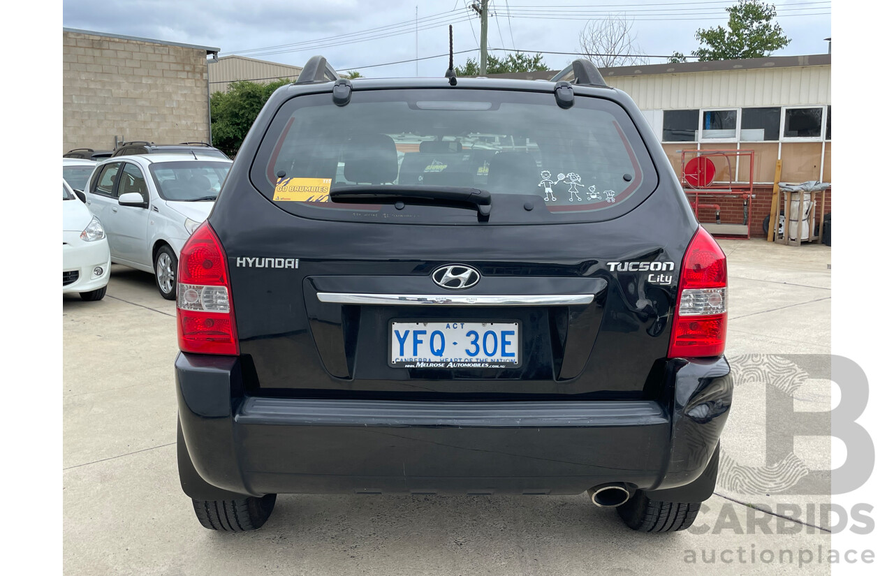 02/09 Hyundai Tucson CITY SX FWD MY09 4D Wagon Black 2.0L