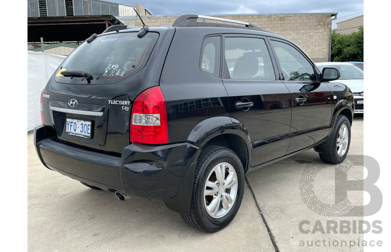02/09 Hyundai Tucson CITY SX FWD MY09 4D Wagon Black 2.0L