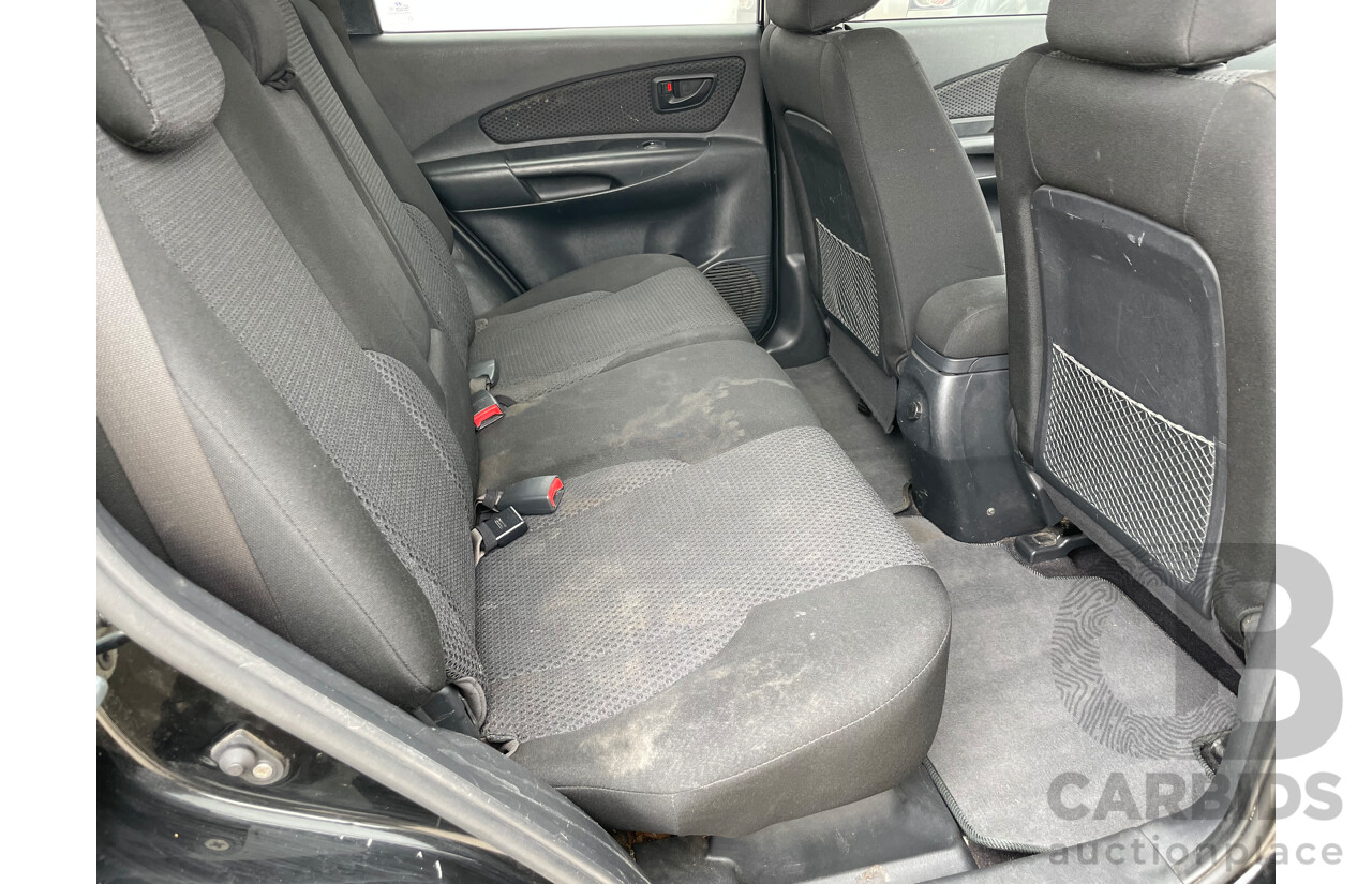 02/09 Hyundai Tucson CITY SX FWD MY09 4D Wagon Black 2.0L