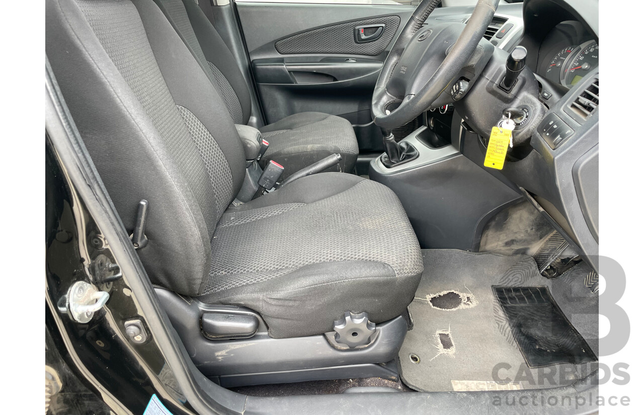 02/09 Hyundai Tucson CITY SX FWD MY09 4D Wagon Black 2.0L
