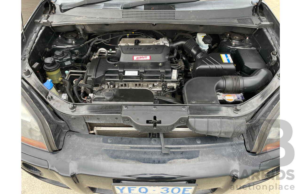 02/09 Hyundai Tucson CITY SX FWD MY09 4D Wagon Black 2.0L