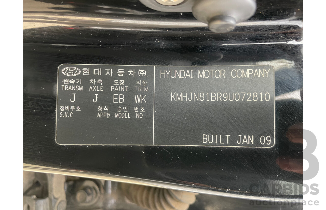 02/09 Hyundai Tucson CITY SX FWD MY09 4D Wagon Black 2.0L