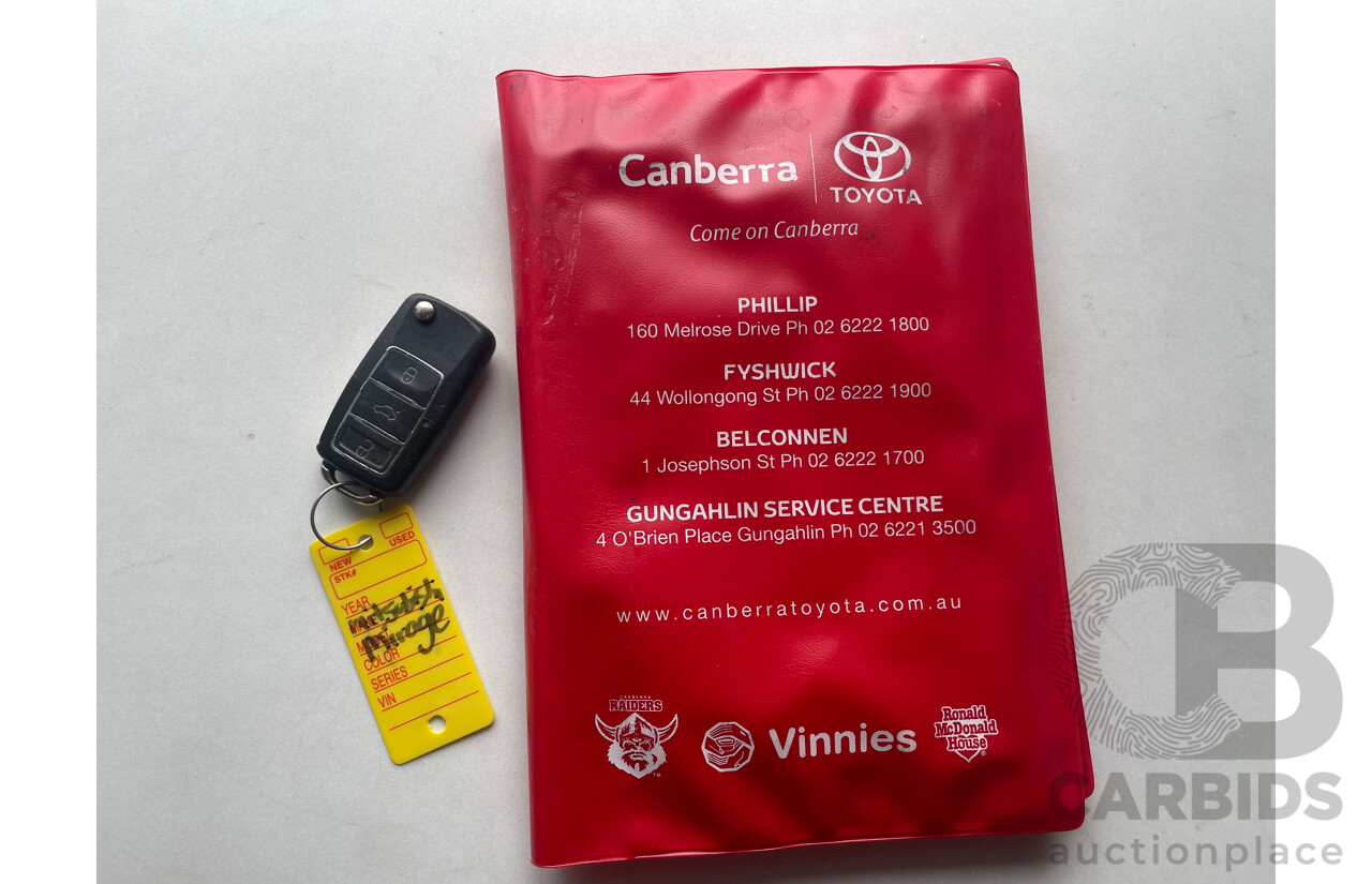 07/15 Mitsubishi Mirage ES FWD LA MY15 5D Hatchback White 1.2L