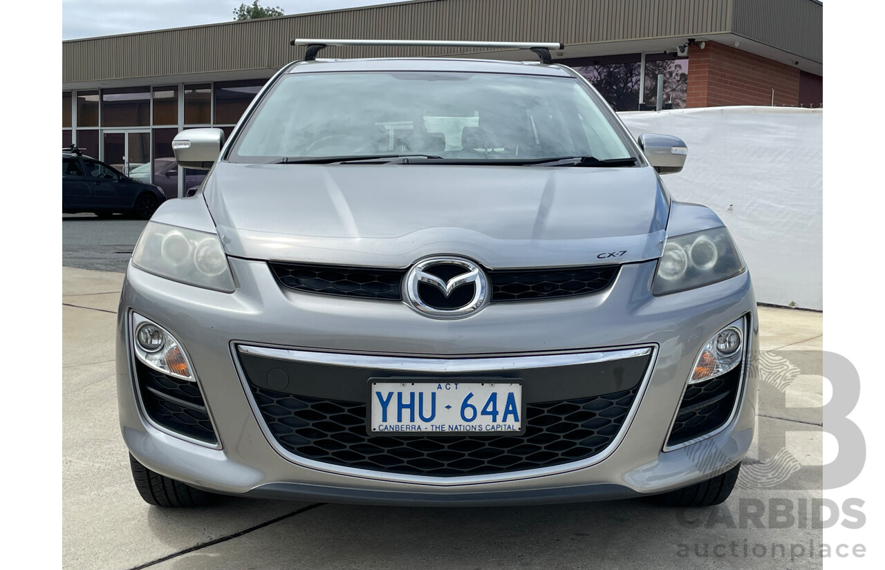 06/11 Mazda Cx-7 LUXURY SPORTS (4x4) AWD ER MY10 4D Wagon Silver 2.3L