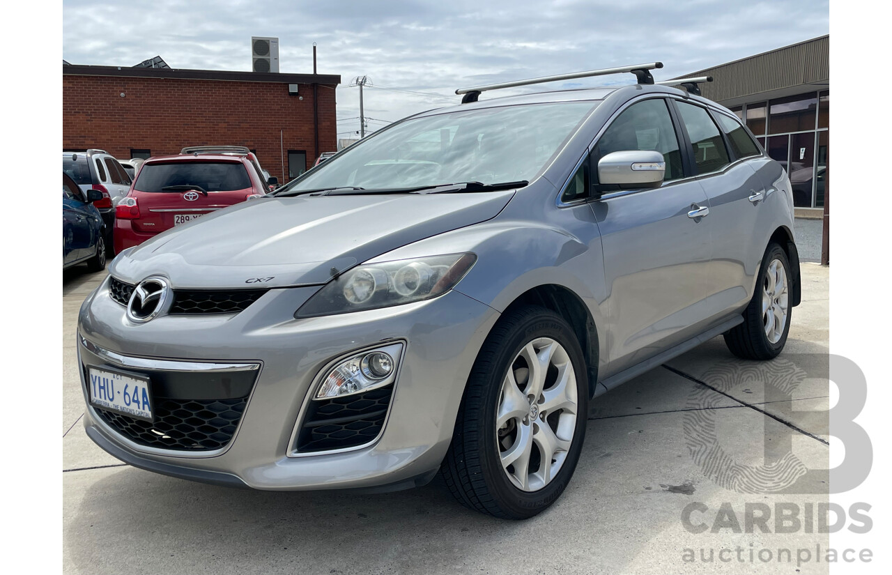 06/11 Mazda Cx-7 LUXURY SPORTS (4x4) AWD ER MY10 4D Wagon Silver 2.3L