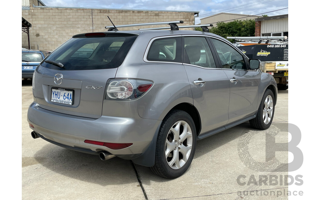 06/11 Mazda Cx-7 LUXURY SPORTS (4x4) AWD ER MY10 4D Wagon Silver 2.3L
