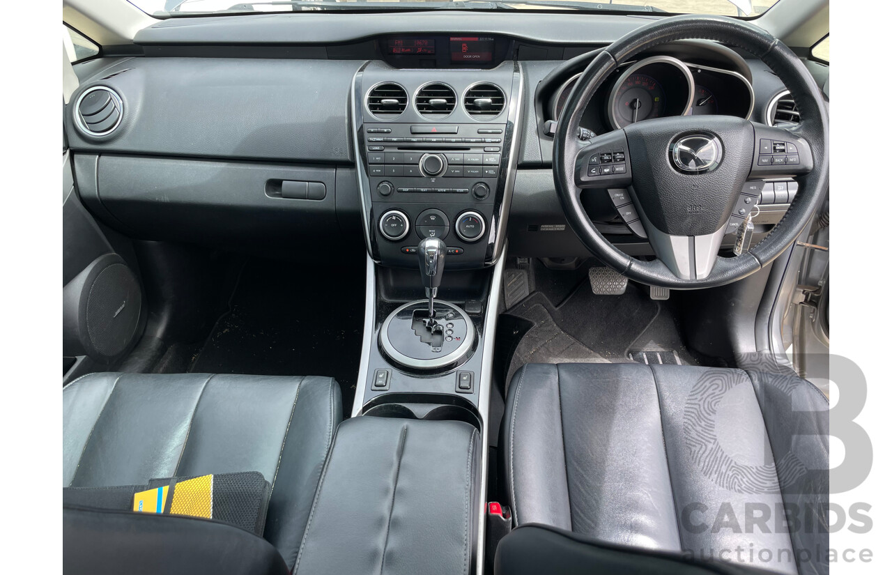 06/11 Mazda Cx-7 LUXURY SPORTS (4x4) AWD ER MY10 4D Wagon Silver 2.3L