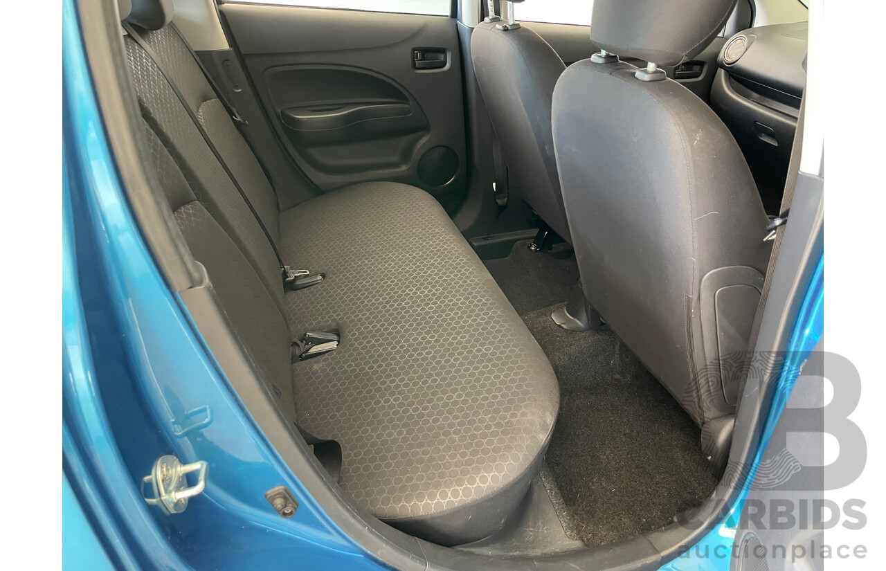 03/15 Mitsubishi Mirage ES FWD LA MY15 5D Hatchback Blue 1.2L