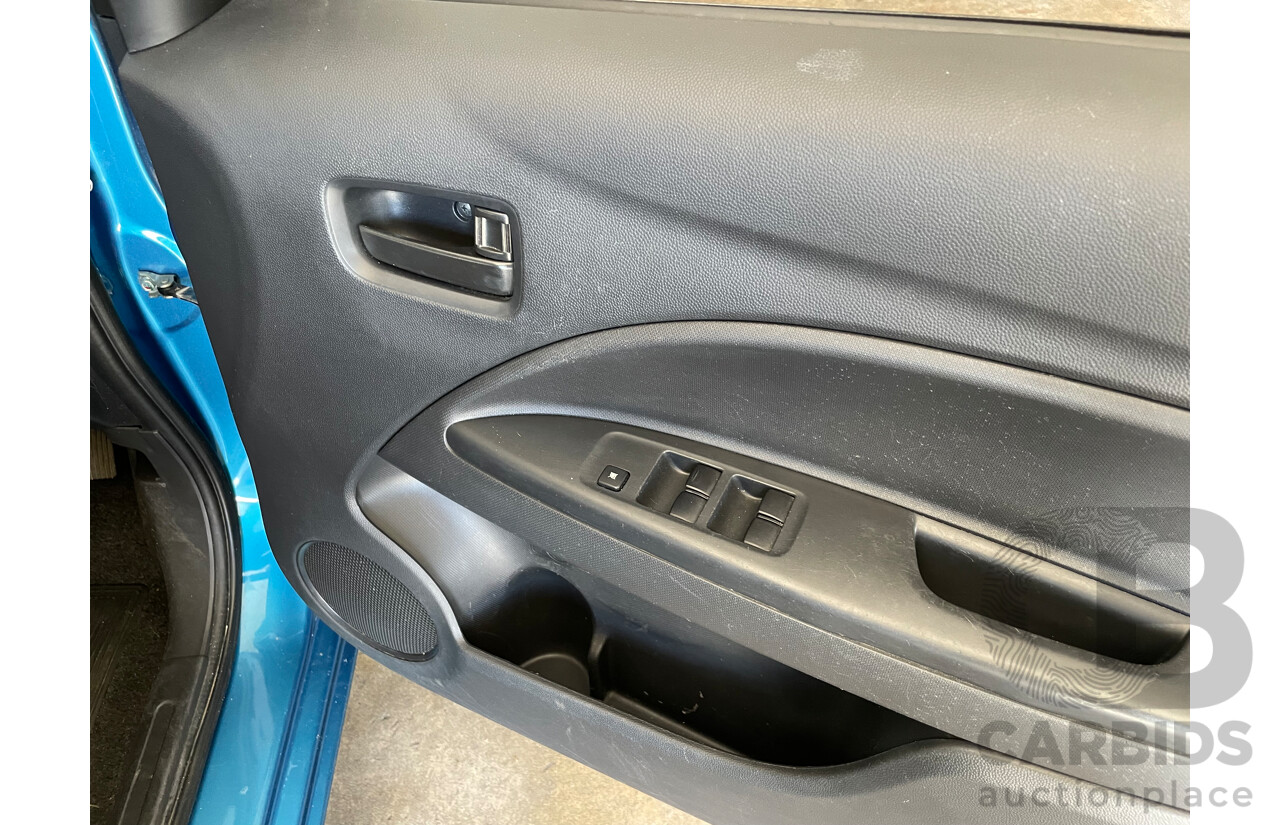 03/15 Mitsubishi Mirage ES FWD LA MY15 5D Hatchback Blue 1.2L