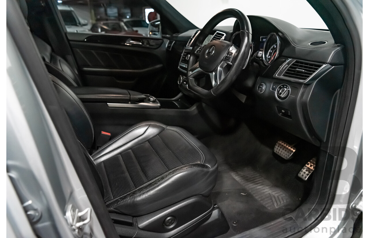 1/2014 Mercedes Benz ML 63 AMG (4x4) 166 MY14 4d Wagon Iridium Silver Metallic Twin Turbo V8 5.5L