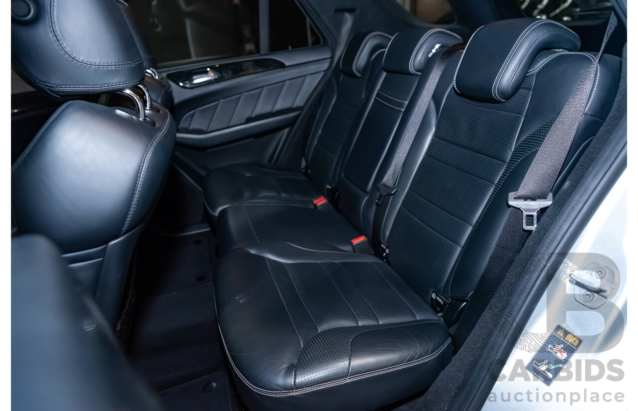 1/2014 Mercedes Benz ML 63 AMG (4x4) 166 MY14 4d Wagon Iridium Silver Metallic Twin Turbo V8 5.5L