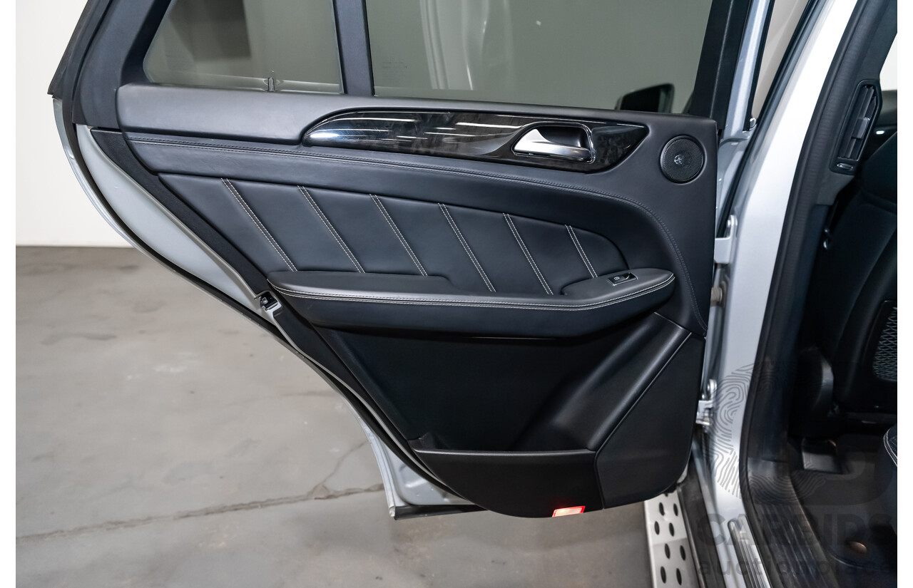 1/2014 Mercedes Benz ML 63 AMG (4x4) 166 MY14 4d Wagon Iridium Silver Metallic Twin Turbo V8 5.5L