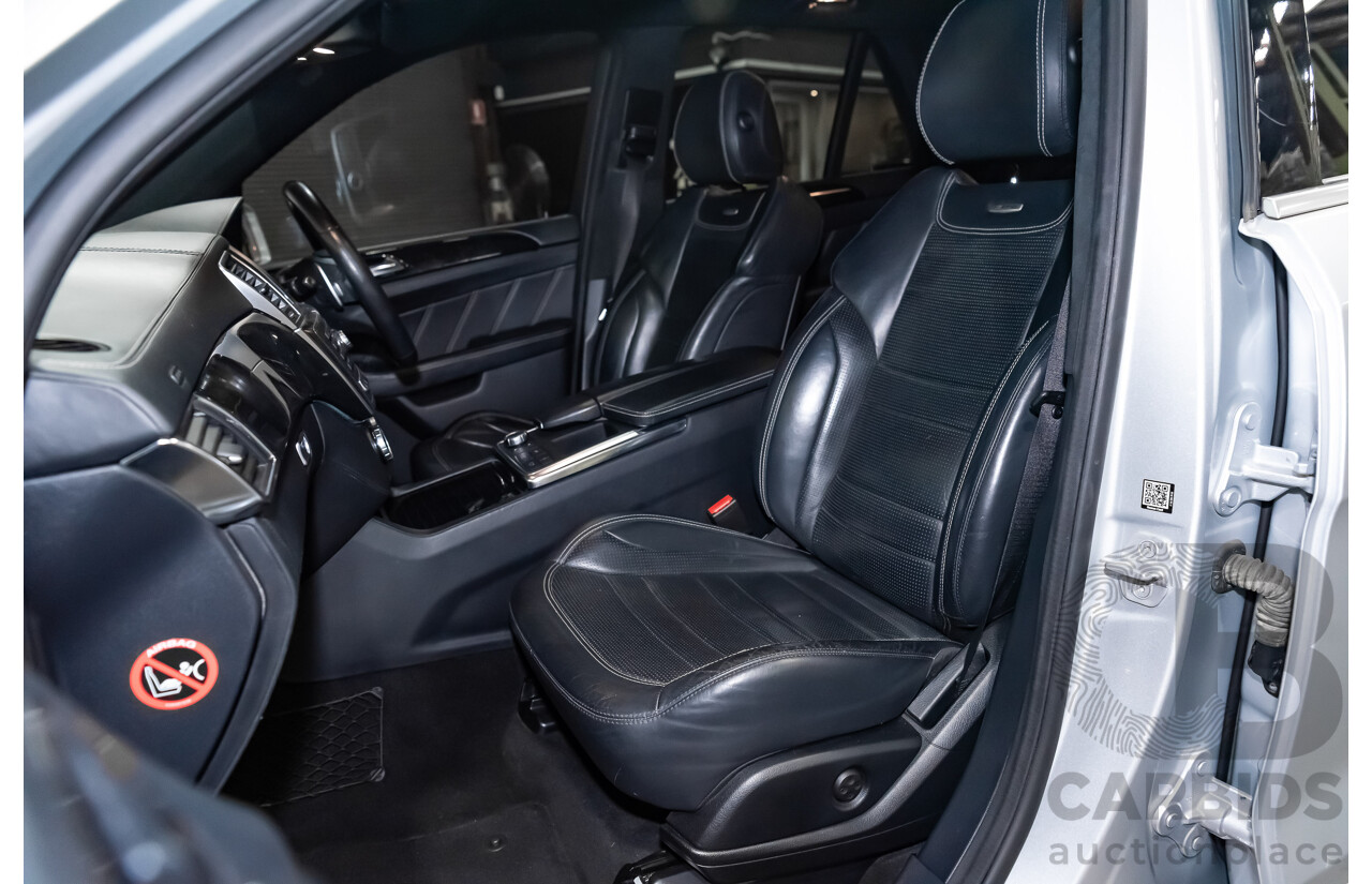 1/2014 Mercedes Benz ML 63 AMG (4x4) 166 MY14 4d Wagon Iridium Silver Metallic Twin Turbo V8 5.5L