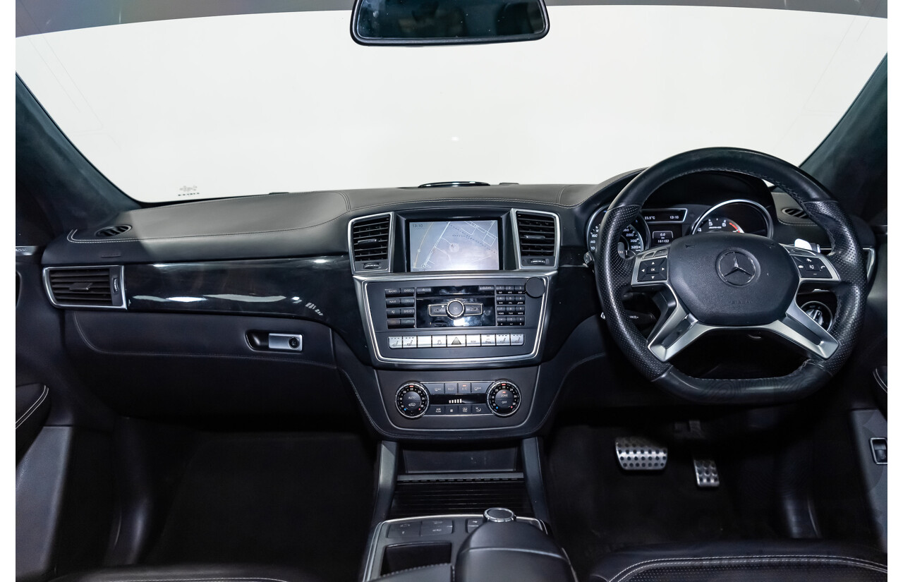 1/2014 Mercedes Benz ML 63 AMG (4x4) 166 MY14 4d Wagon Iridium Silver Metallic Twin Turbo V8 5.5L