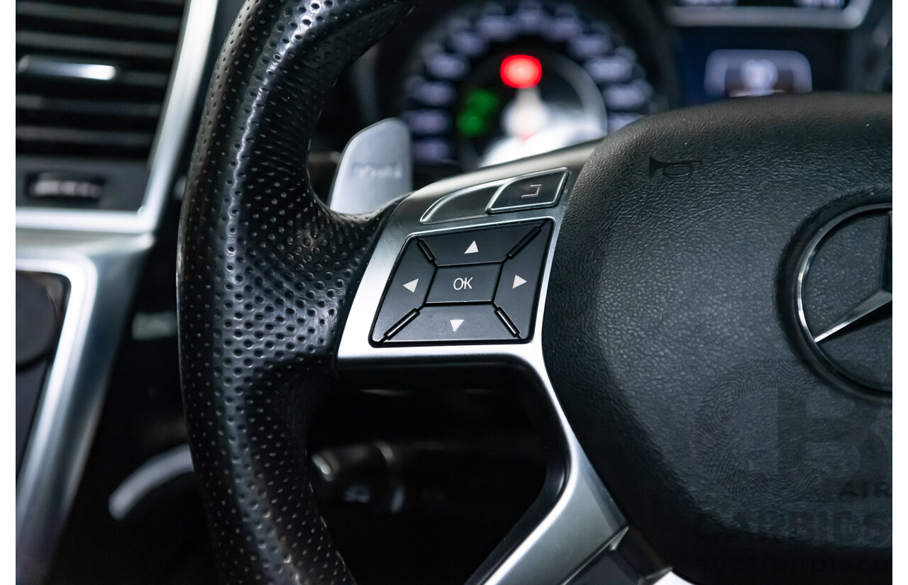 1/2014 Mercedes Benz ML 63 AMG (4x4) 166 MY14 4d Wagon Iridium Silver Metallic Twin Turbo V8 5.5L