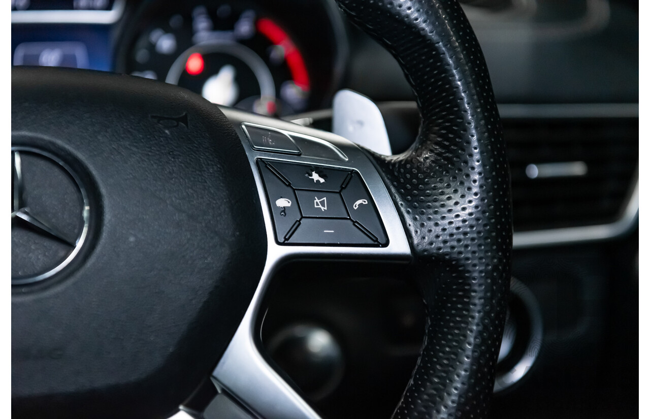 1/2014 Mercedes Benz ML 63 AMG (4x4) 166 MY14 4d Wagon Iridium Silver Metallic Twin Turbo V8 5.5L