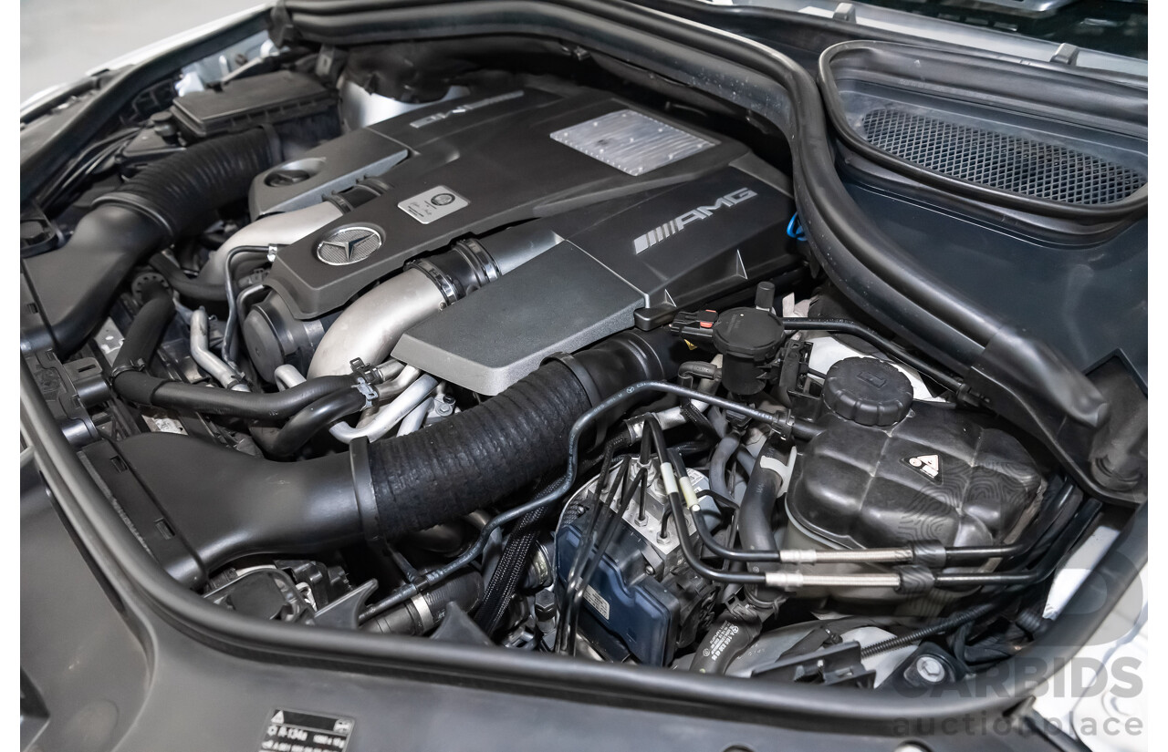 1/2014 Mercedes Benz ML 63 AMG (4x4) 166 MY14 4d Wagon Iridium Silver Metallic Twin Turbo V8 5.5L