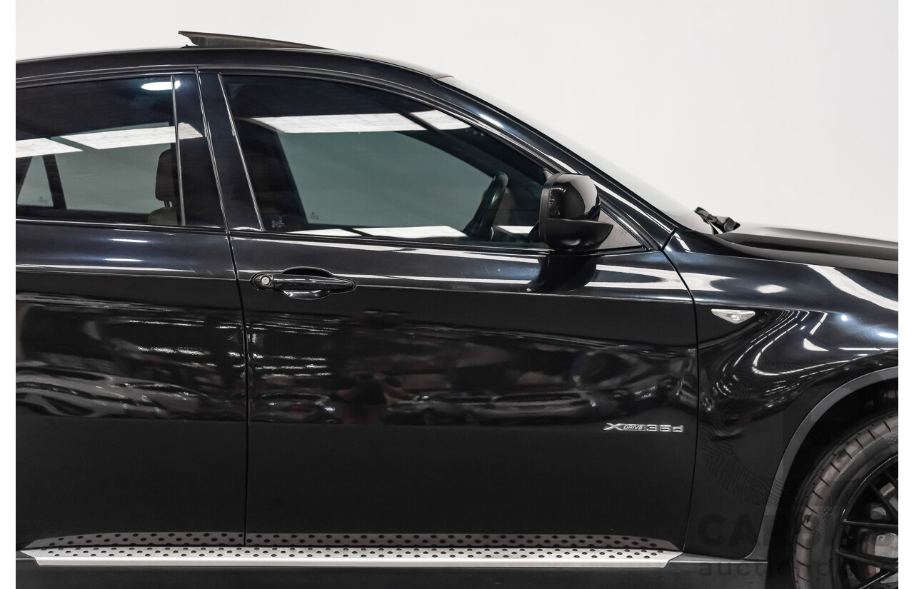 6/2009 BMW X6 Xdrive 35d (AWD) E71 4d Coupe Black Sapphire Metallic Turbo Diesel 3.0L