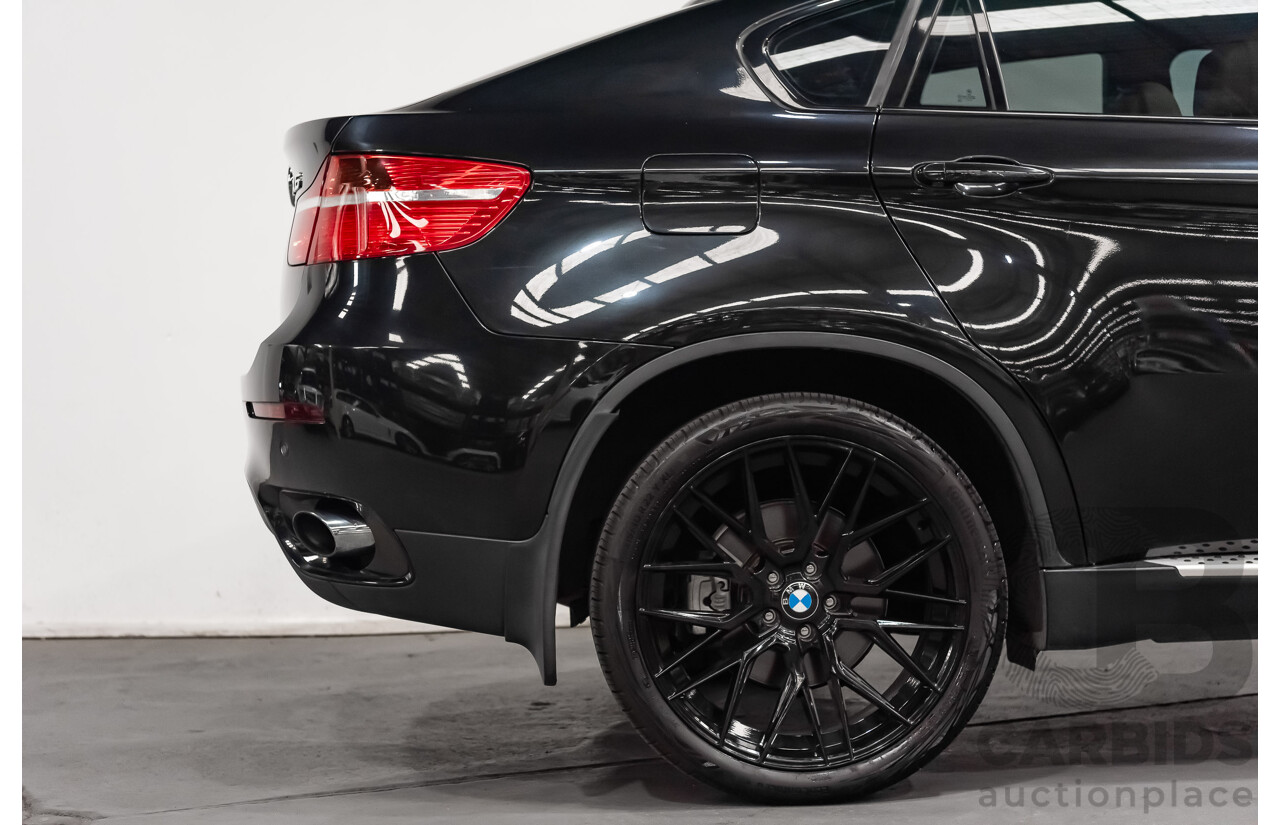 6/2009 BMW X6 Xdrive 35d (AWD) E71 4d Coupe Black Sapphire Metallic Turbo Diesel 3.0L
