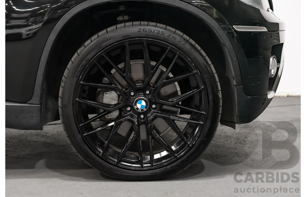 6/2009 BMW X6 Xdrive 35d (AWD) E71 4d Coupe Black Sapphire Metallic Turbo Diesel 3.0L
