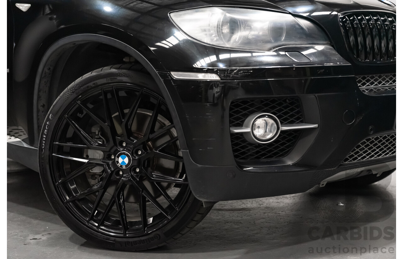6/2009 BMW X6 Xdrive 35d (AWD) E71 4d Coupe Black Sapphire Metallic Turbo Diesel 3.0L