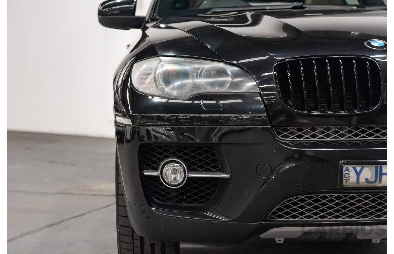 6/2009 BMW X6 Xdrive 35d (AWD) E71 4d Coupe Black Sapphire Metallic Turbo Diesel 3.0L