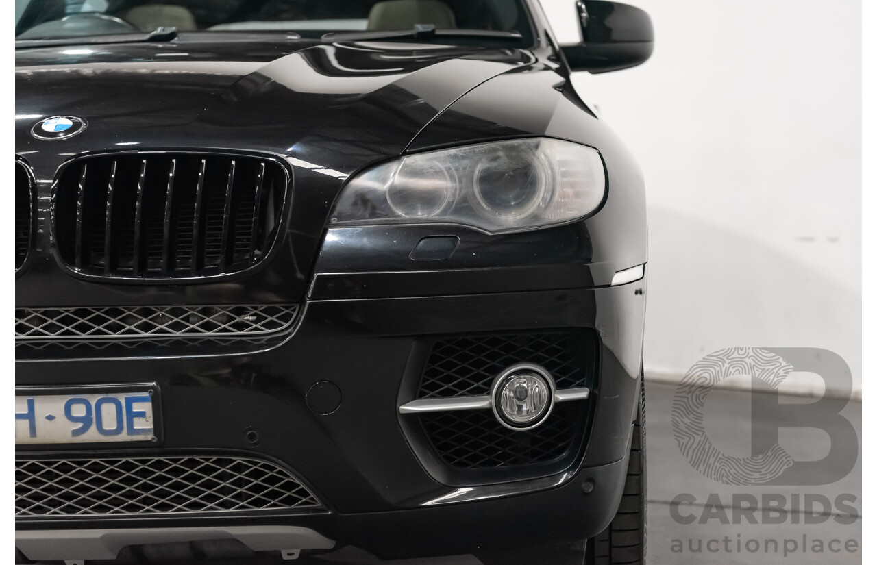 6/2009 BMW X6 Xdrive 35d (AWD) E71 4d Coupe Black Sapphire Metallic Turbo Diesel 3.0L