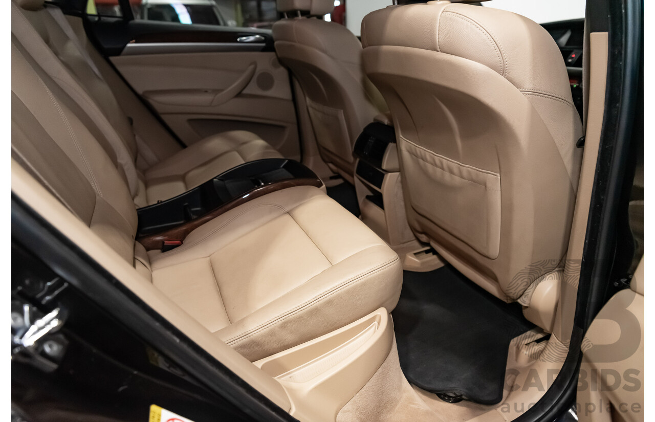 6/2009 BMW X6 Xdrive 35d (AWD) E71 4d Coupe Black Sapphire Metallic Turbo Diesel 3.0L