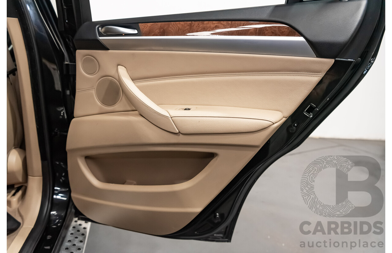 6/2009 BMW X6 Xdrive 35d (AWD) E71 4d Coupe Black Sapphire Metallic Turbo Diesel 3.0L