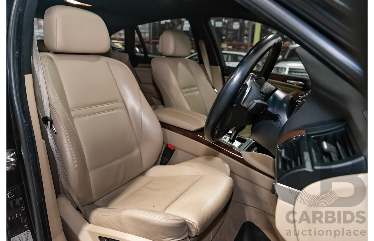 6/2009 BMW X6 Xdrive 35d (AWD) E71 4d Coupe Black Sapphire Metallic Turbo Diesel 3.0L