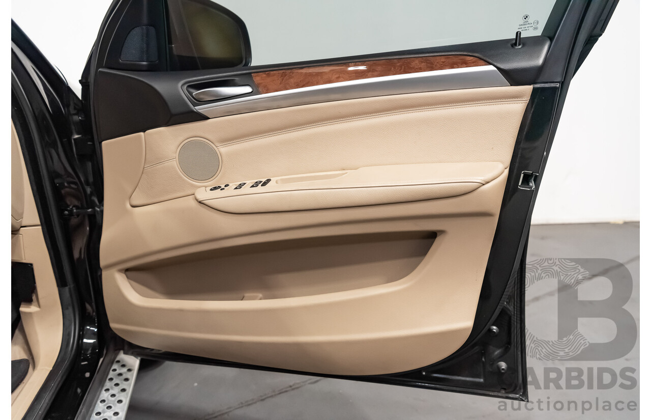 6/2009 BMW X6 Xdrive 35d (AWD) E71 4d Coupe Black Sapphire Metallic Turbo Diesel 3.0L