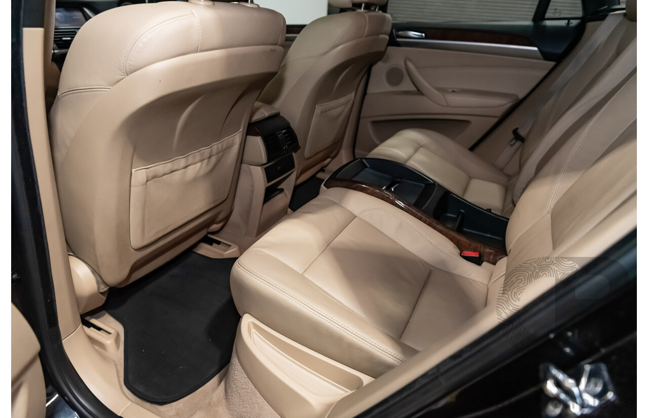 6/2009 BMW X6 Xdrive 35d (AWD) E71 4d Coupe Black Sapphire Metallic Turbo Diesel 3.0L