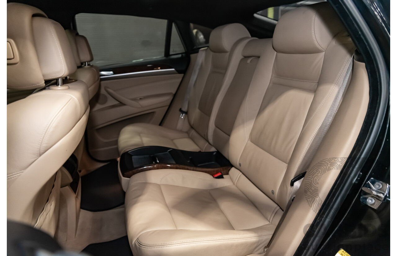 6/2009 BMW X6 Xdrive 35d (AWD) E71 4d Coupe Black Sapphire Metallic Turbo Diesel 3.0L