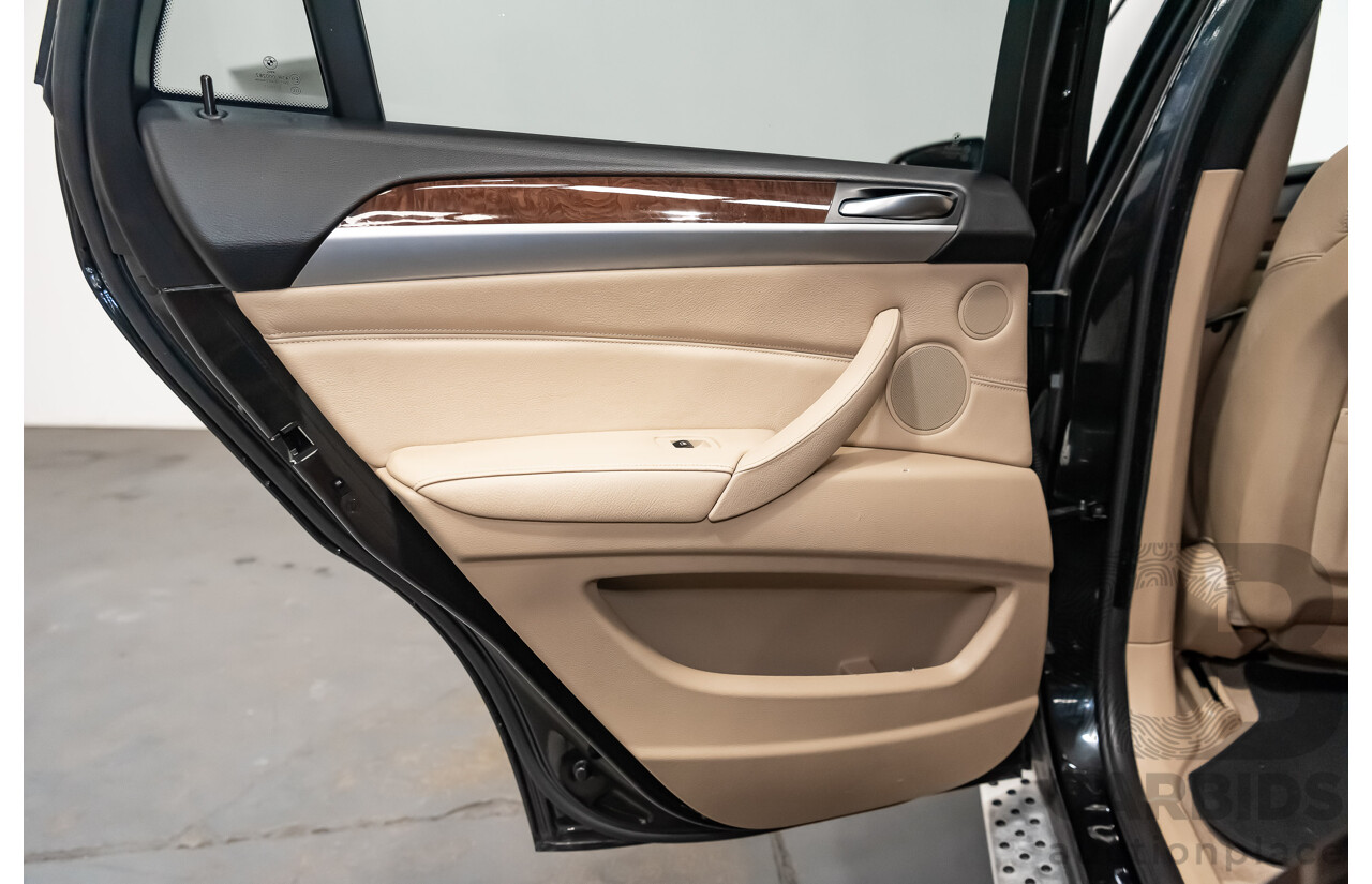 6/2009 BMW X6 Xdrive 35d (AWD) E71 4d Coupe Black Sapphire Metallic Turbo Diesel 3.0L