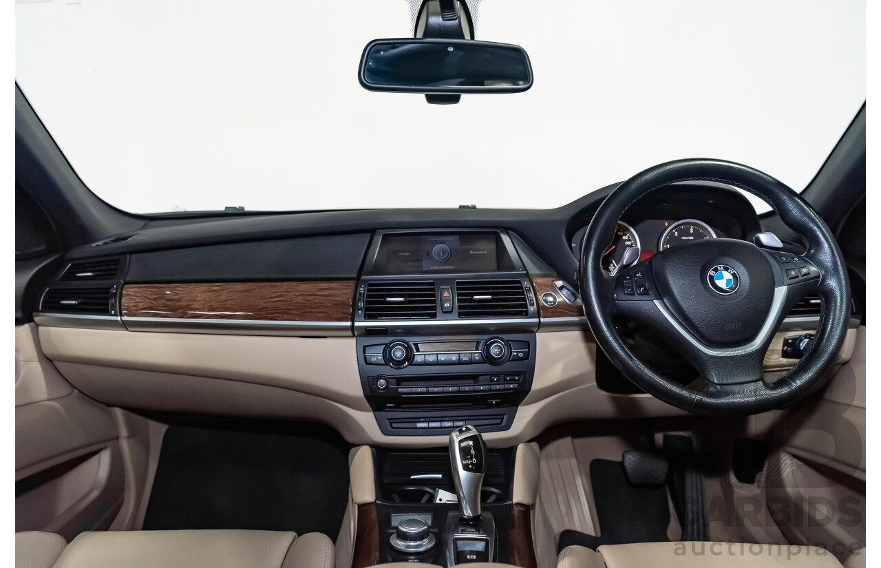 6/2009 BMW X6 Xdrive 35d (AWD) E71 4d Coupe Black Sapphire Metallic Turbo Diesel 3.0L