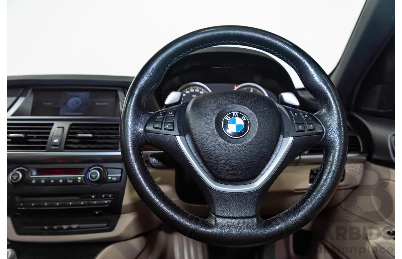 6/2009 BMW X6 Xdrive 35d (AWD) E71 4d Coupe Black Sapphire Metallic Turbo Diesel 3.0L