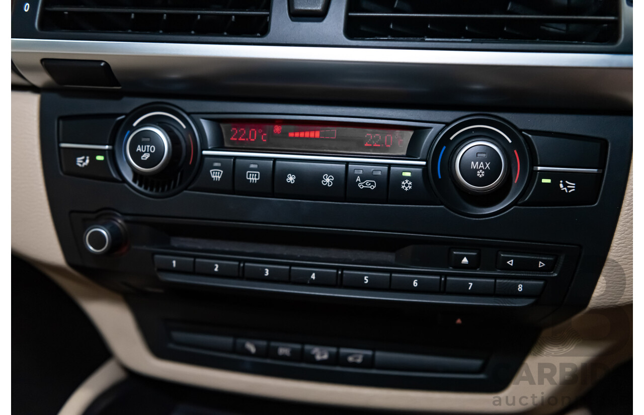 6/2009 BMW X6 Xdrive 35d (AWD) E71 4d Coupe Black Sapphire Metallic Turbo Diesel 3.0L