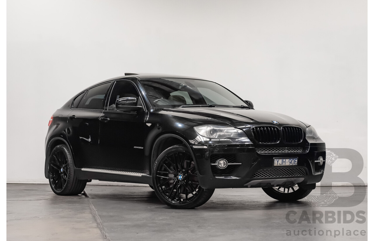 6/2009 BMW X6 Xdrive 35d (AWD) E71 4d Coupe Black Sapphire Metallic Turbo Diesel 3.0L
