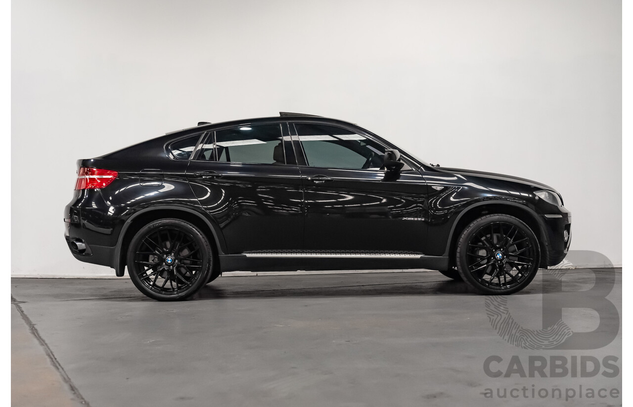 6/2009 BMW X6 Xdrive 35d (AWD) E71 4d Coupe Black Sapphire Metallic Turbo Diesel 3.0L